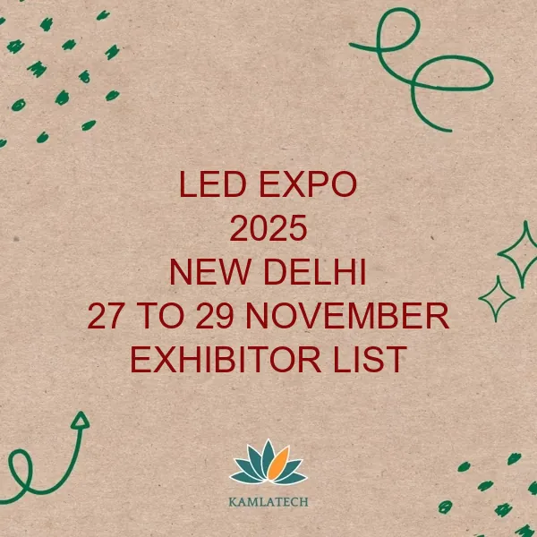 Led Expo New Delhi 2025 Exhibitor List (228 Exhibitors)